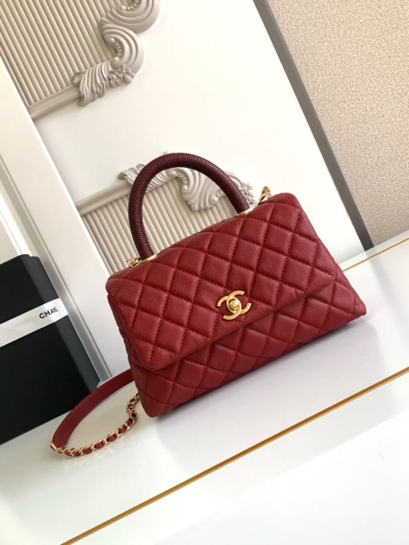 Ch**el top handle bags